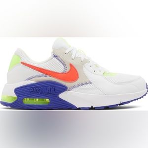 Nike Air Max Excee white indigo volt running shoes youth 4